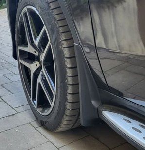 Бризковики Premium c порогами (4 шт). Mercedes GLE coupe C292 2015-2019 рр. mfg-mge15a фото