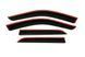 Ветровики с хромированным молдингом Niken Luxury (4 шт). Mercedes GLE/ML сlass W166 2011-2018 гг. bbzge1219-w/s фото 2