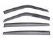Вітровики вікон (дефлектори) SUN VISORS з декоративною вставкою Ford S-MAX 2006-2015 KL-1000 BLK фото 1