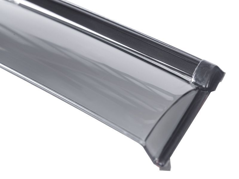 Вітровики вікон (дефлектори) SUN VISORS з декоративною вставкою Ford S-MAX 2006-2015 KL-1000 BLK фото