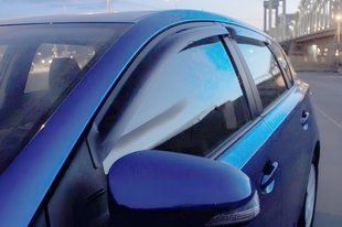 Вітровики (4 шт, HIC). Toyota Auris 2012-2018 рр. t120 фото