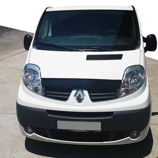 Дефлектор капота коротка (EuroCap). Nissan Primastar 2002-2014 рр. 30590601-060409-30010101 фото