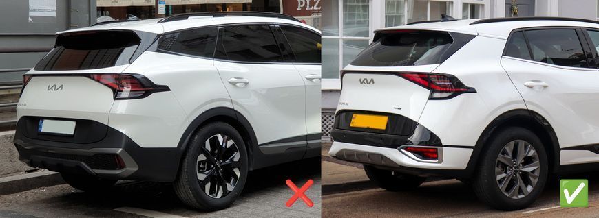 Вітровики з чорним молдингом Niken Luxury (для SWB, 4 шт).Kia Sportage 2021- гг. 069ka200201 фото
