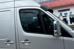 Ветровики вставные (2 шт, HIC). Volkswagen Crafter 2006-2016 гг. mb27-in фото