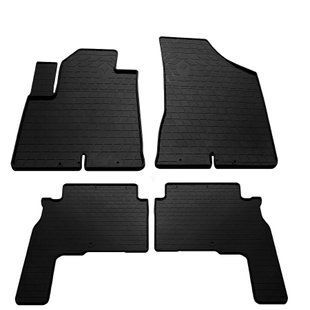 Резиновые коврики в машину (4 шт) для HYUNDAI Santa Fe II (CM) (2006-2010) Хюндай 1009344 фото